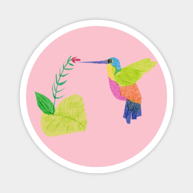 Hummingbird Magnet by craftcartwright